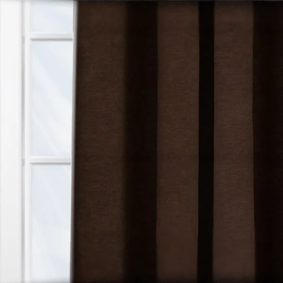 Belvoir Recycled Chocolate curtain