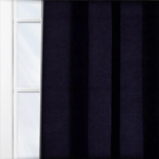 Belvoir Recycled Indigo curtain