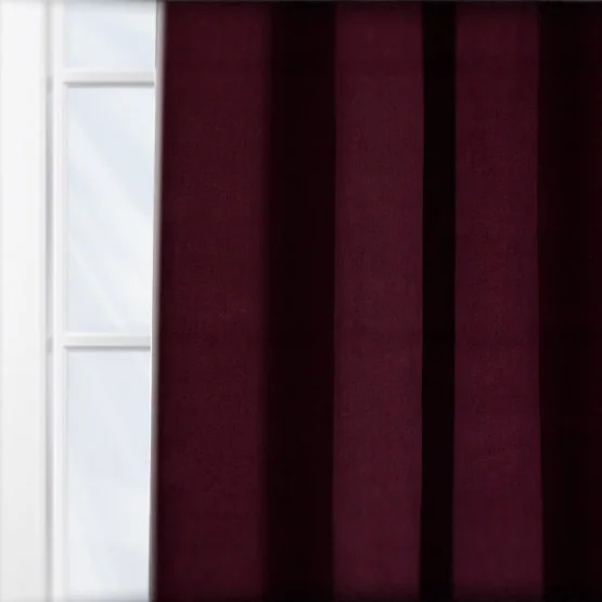Belvoir Recycled Mulberry curtain