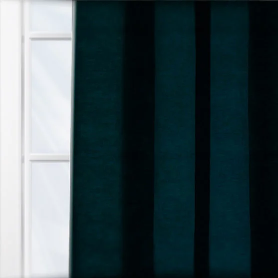 Belvoir Recycled Teal curtain