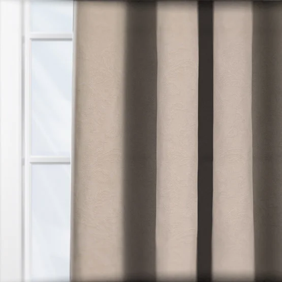 Bordeaux Putty curtain