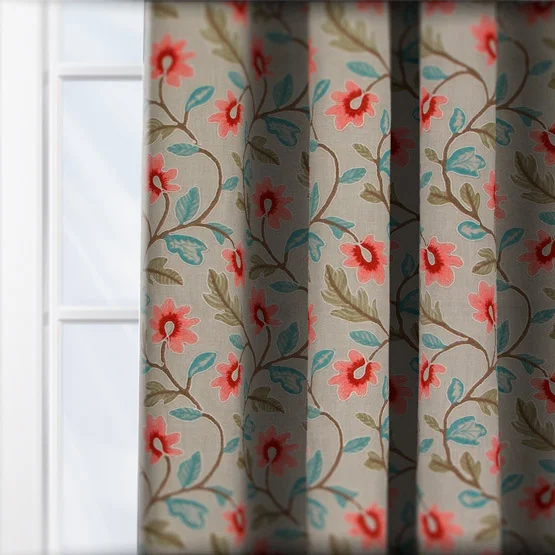 Brookland Rouge curtain