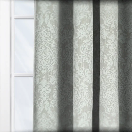 Classic Damask Dove curtain