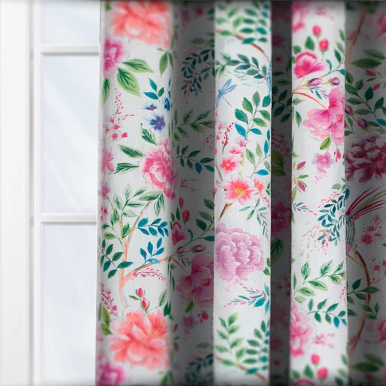 Florence Fuchsia curtain