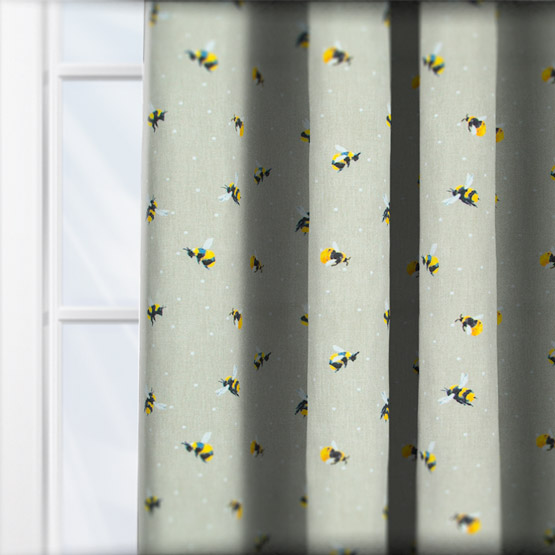 Fryetts Honeybee Natural curtain