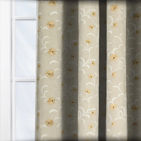 Japonica Linen curtain