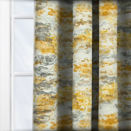 Kumo Ochre curtain