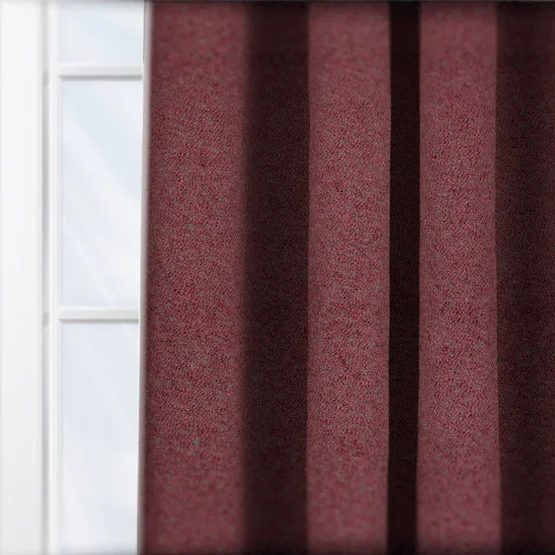 Lux Boucle Mulberry curtain