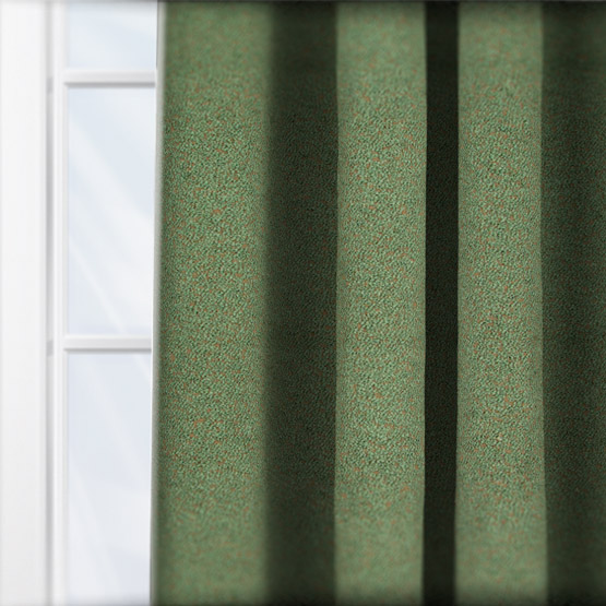 Fryetts Lux Boucle Verdigris curtain