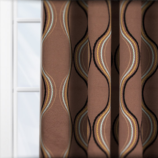 Fryetts Metro Mocha curtain