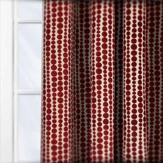 Metronome Rosso curtain