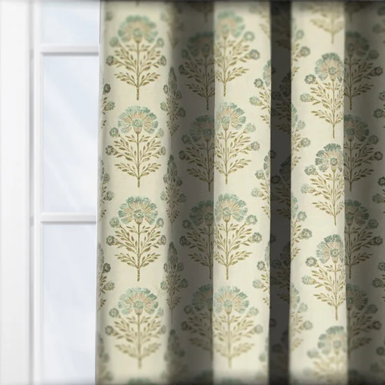 Pesaro Seafoam curtain
