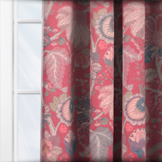 Fryetts Raffaela Cranberry curtain