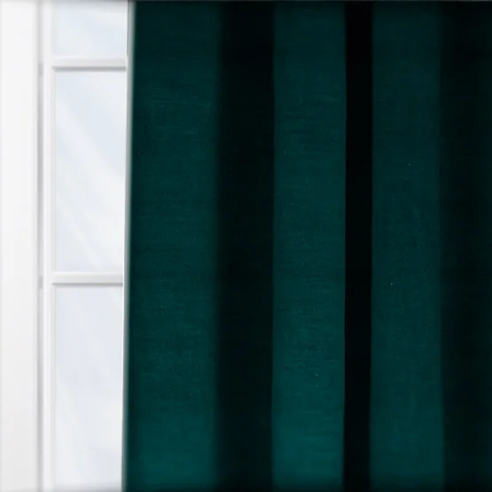Revela Velvet Kingfisher curtain