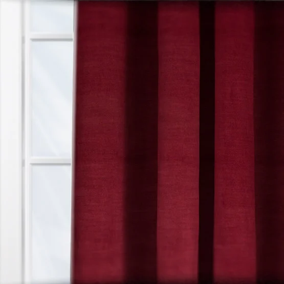 Revela Velvet Rosso curtain