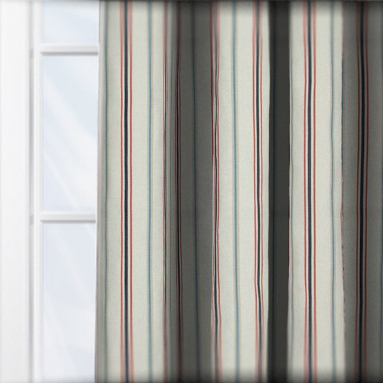 Fryetts Salcombe Stripe Multi curtain