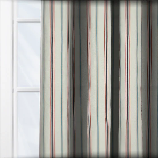 Salcombe Stripe Multi curtain