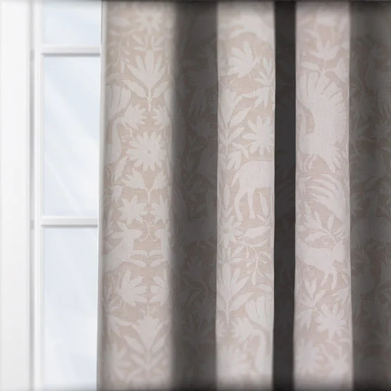 Scandi Wildlife Natural curtain