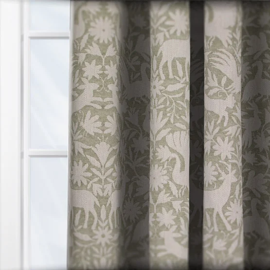Scandi Wildlife Pampas curtain