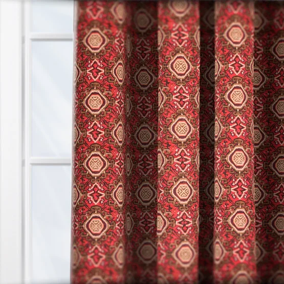 Tabriz Rosso curtain