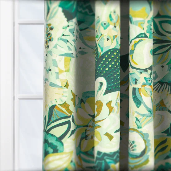 Tresco Jade curtain
