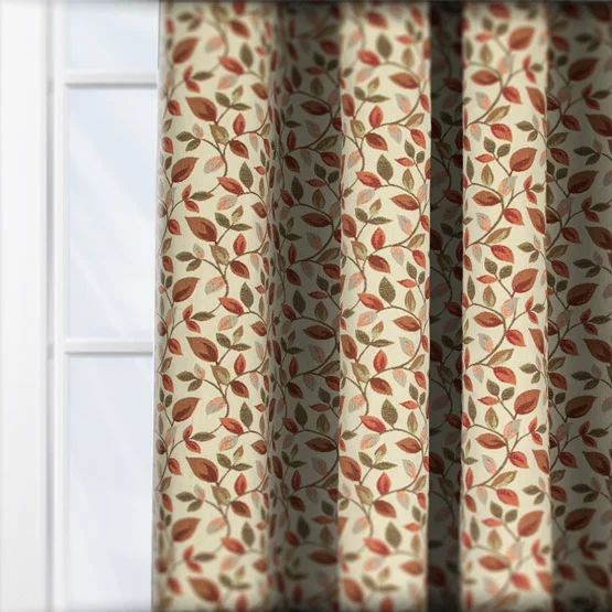 Vercelli Rosso curtain
