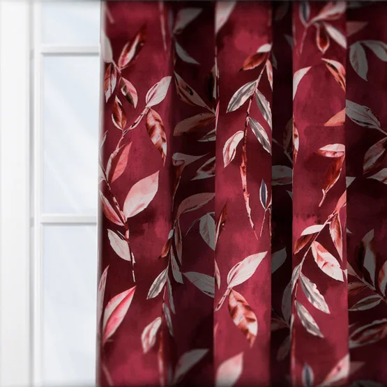 Madrid Burgundy curtain