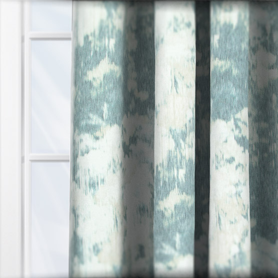 Harlequin Diffuse Slate and Ecru curtain