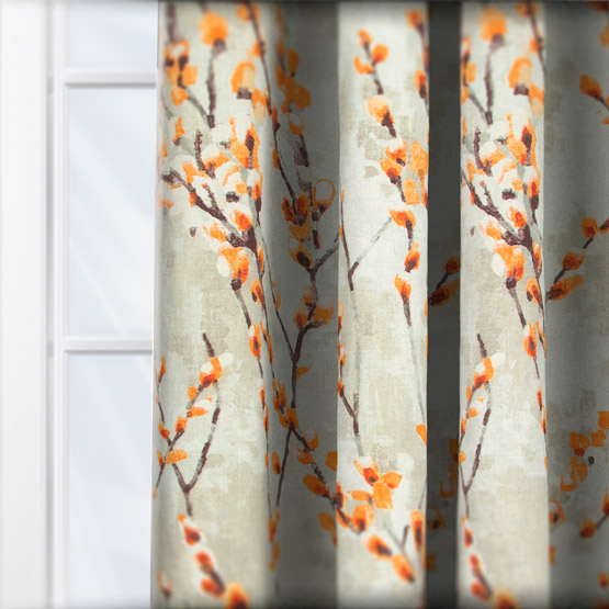 Harlequin Salice Tangerine curtain