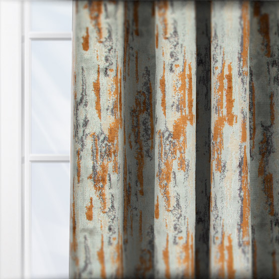 Harlequin Sial Pewter and Bronze curtain