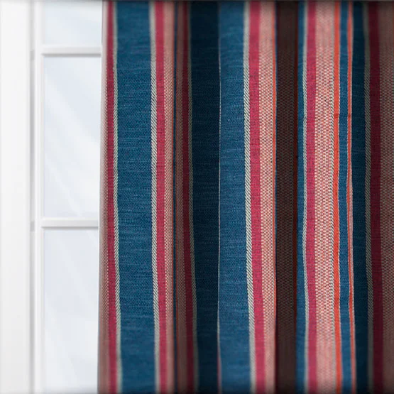 Aspen Indigo curtain