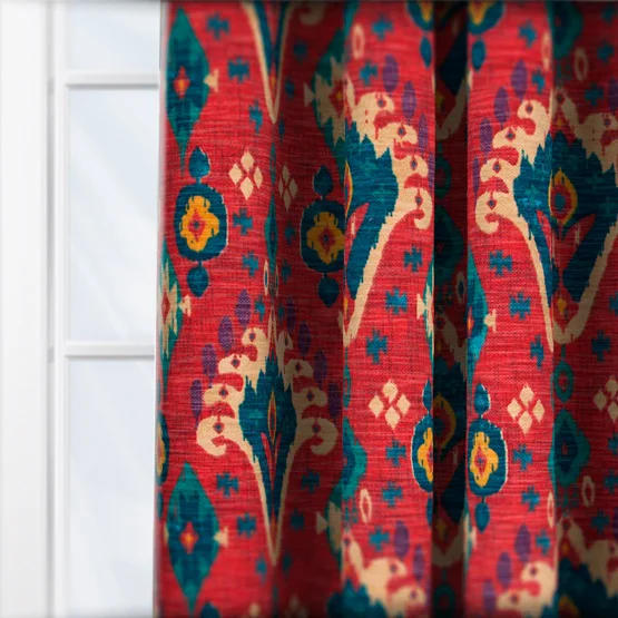 Boho Rouge curtain