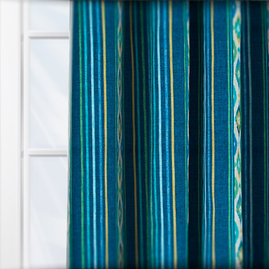 iLiv Boho Stripe Mineral curtain