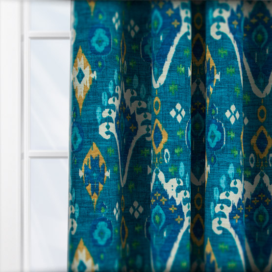 iLiv Boho Teal curtain