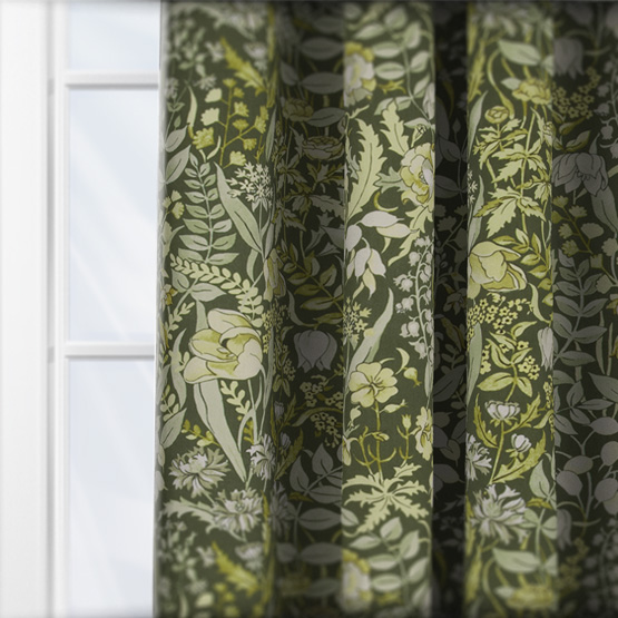 Cotswold Moss Curtain | Blinds Direct