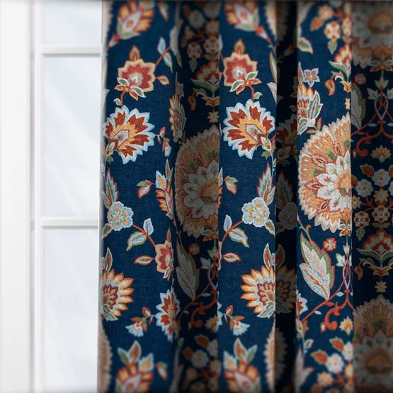 Jaipuri Indigo curtain