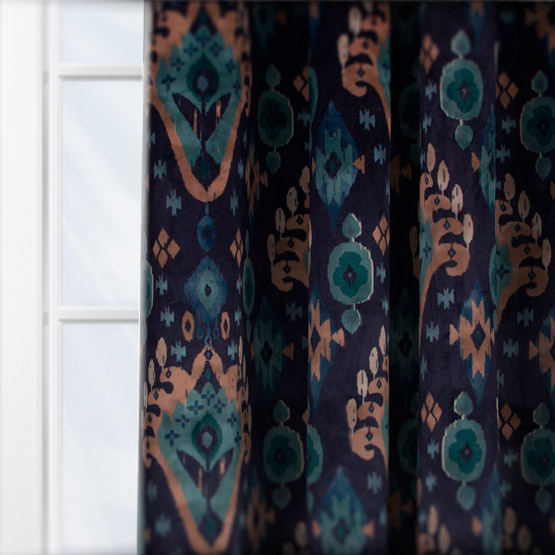 iLiv Kasbah Navy curtain