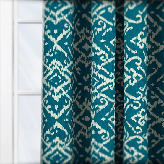 Lattice Denim curtain
