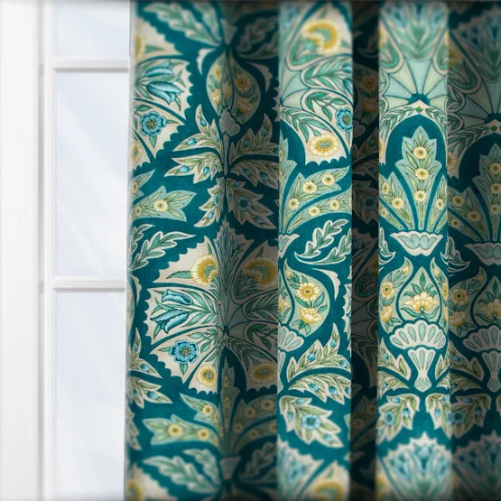 Murano Teal curtain