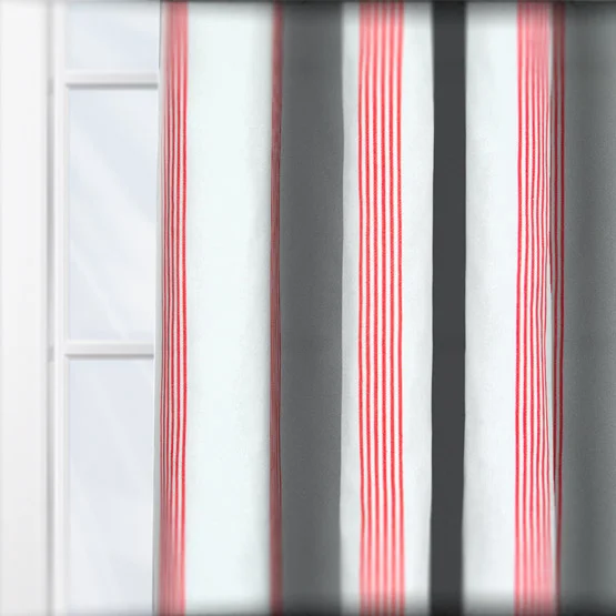 Newport Rouge curtain