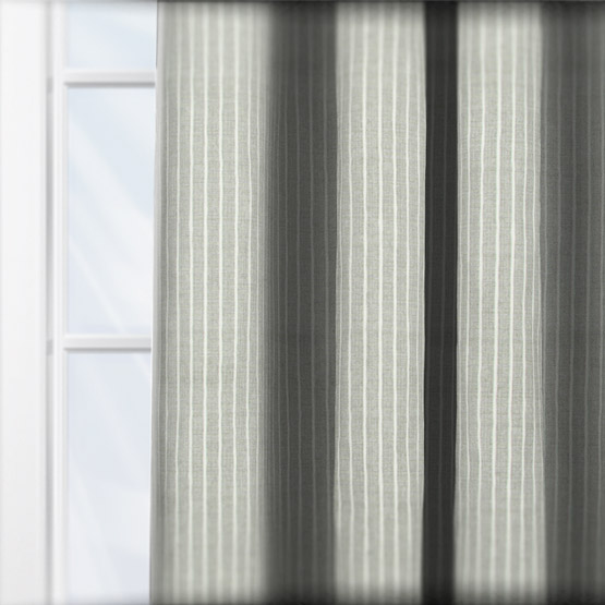 iLiv Pencil Stripe Dove curtain