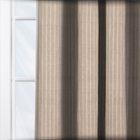 iLiv Pencil Stripe Rose curtain