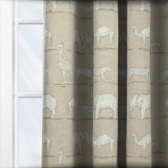 Prairie Animals Linen curtain