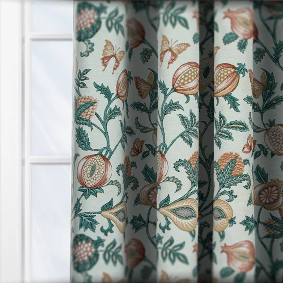 Primavera Papaya curtain