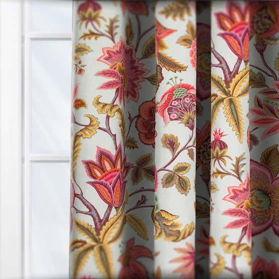 Sarita Cerise curtain