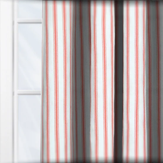 Vermont Raspberry curtain