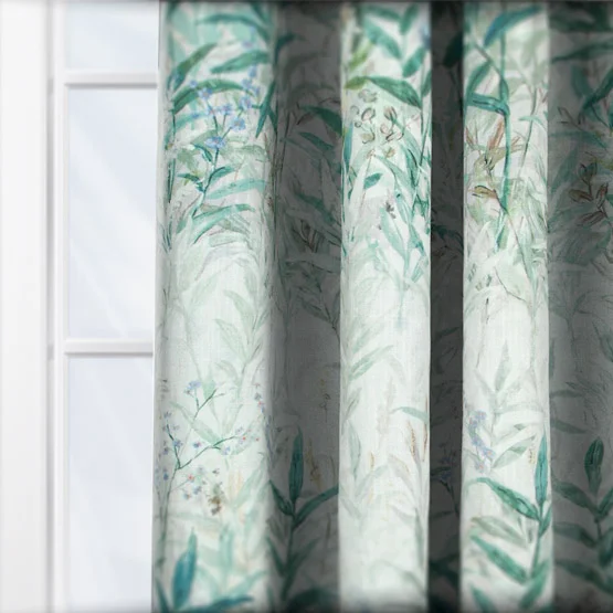 Wildflower Fields Mint curtain