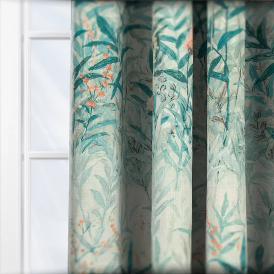 Wildflower Fields Moonstone curtain