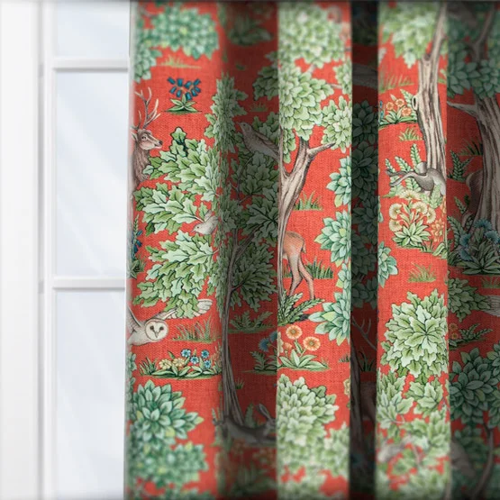 Woodland Retreat Lava curtain