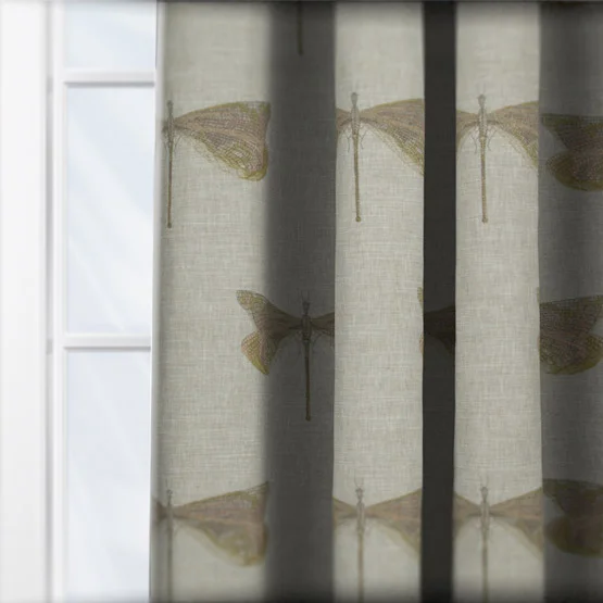 KAI Jewelwing Rose curtain